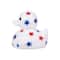 White with Red &#x26; Blue Stars Light-Up Rubber Duck by Creatology&#x2122;